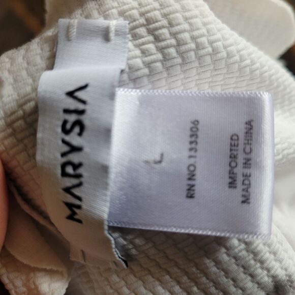 Marysia Swim Textured White Fabric - Picture 4 of 5